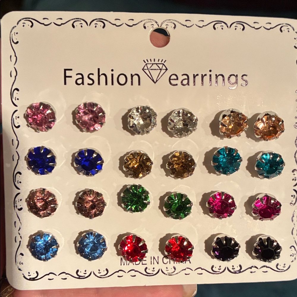 Colorful Fashion Earrings Set